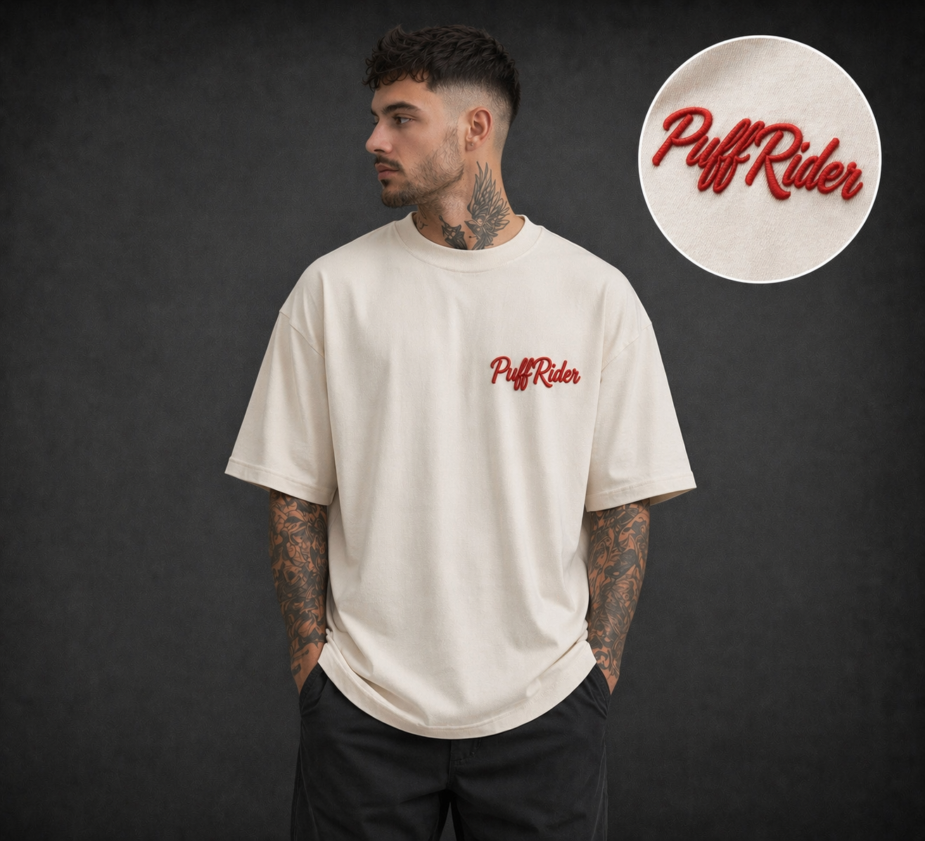 Adventure F450 GS Oversized Tee - Puff Print Edition