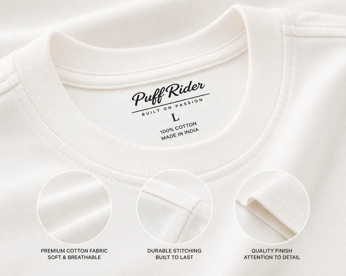 RS 200 Oversized Tee - Puff Print Edition