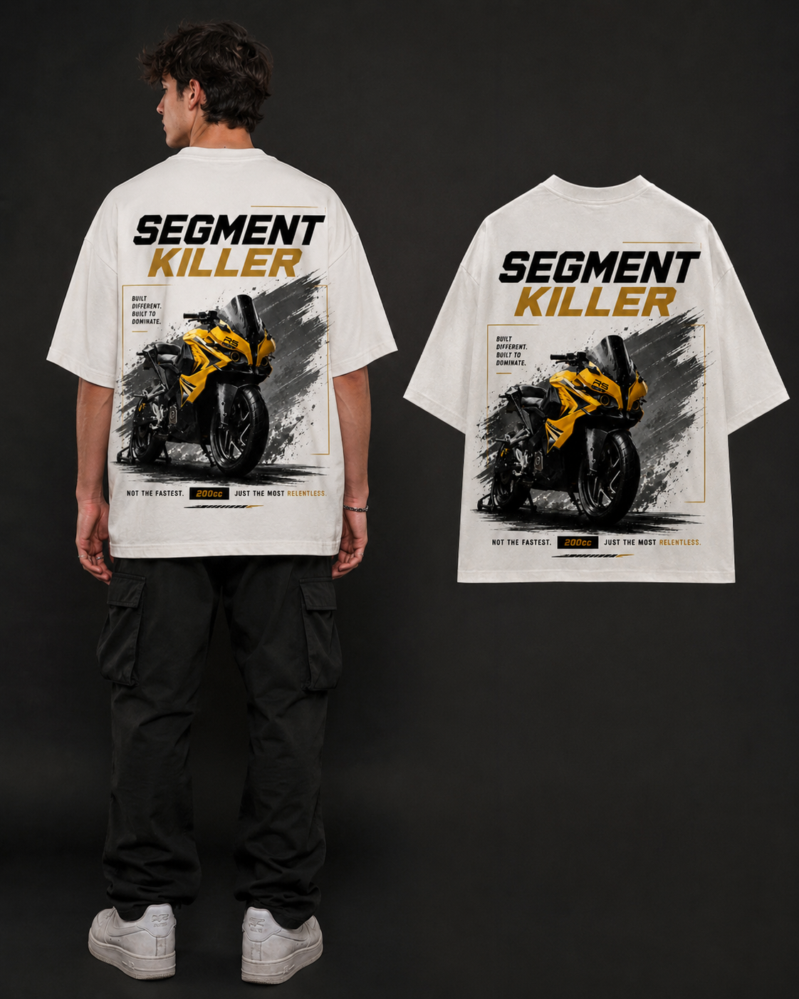 RS 200 Oversized Tee - Puff Print Edition
