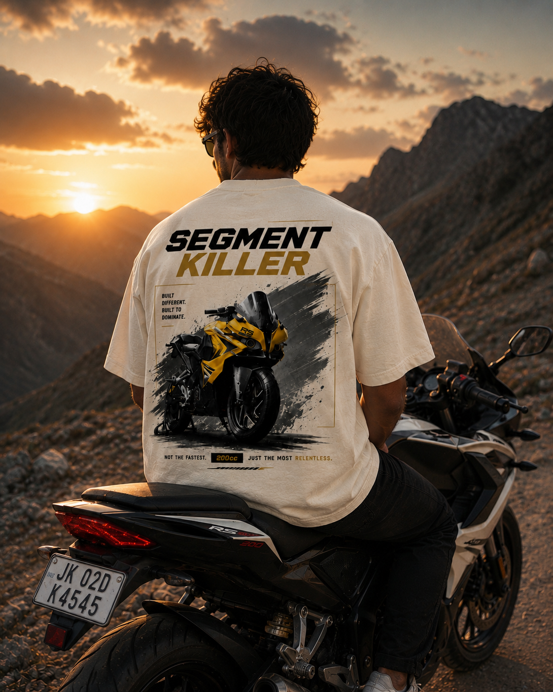 RS 200 Oversized Tee - Puff Print Edition